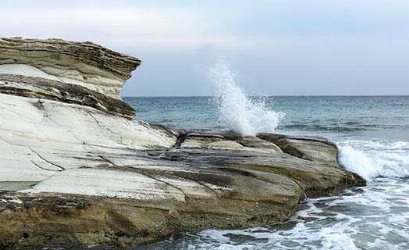 white cliffs in Peyia