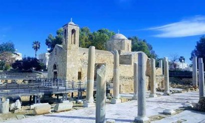 Panagia Chrysopolitissa Church in Kato Paphos