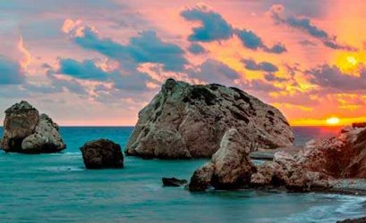 Aphrodite's Rock Viewpoint in Kouklia