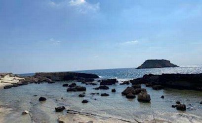 Geronisos Island view in Peyia