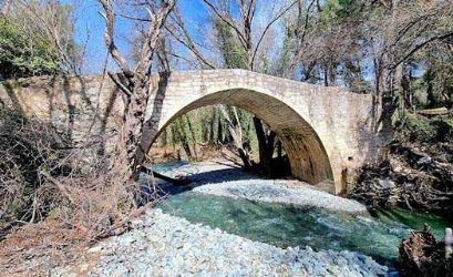 Roudias Bridge in Agios Ioannis