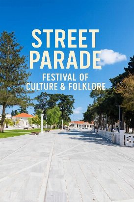 Уличные выступления фольклорных коллективов на площади Кеннеди, Пафос